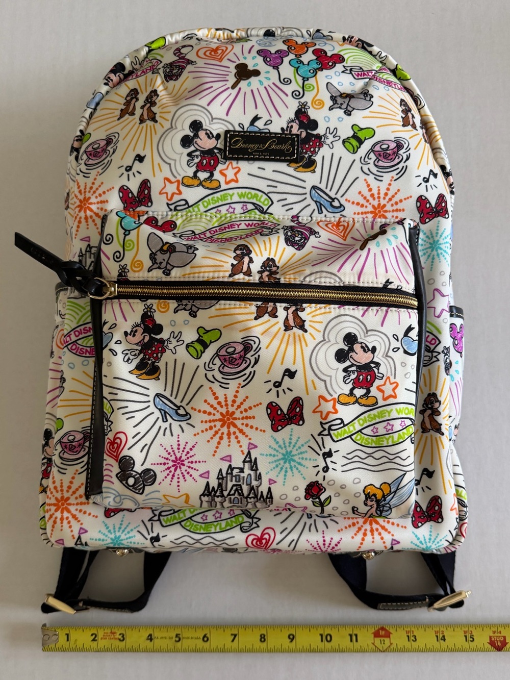 Dooney & Bourke Disney Sketch Print Backpack - Picture 3 of 11